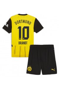 Fotbalové Dres Borussia Dortmund Julian Brandt #10 Dětské Domácí Oblečení 2024-25 Krátký Rukáv (+ trenýrky)